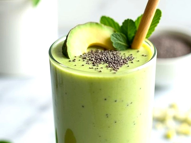 Batido cetogénico de aguacate